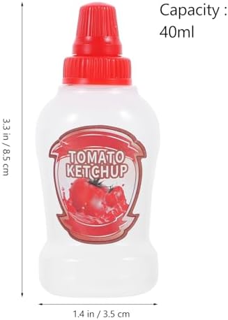 Sleek Functional - Ciieeo Mini Ketchup Squeeze Bottles 40ml 6 Pcs Set
