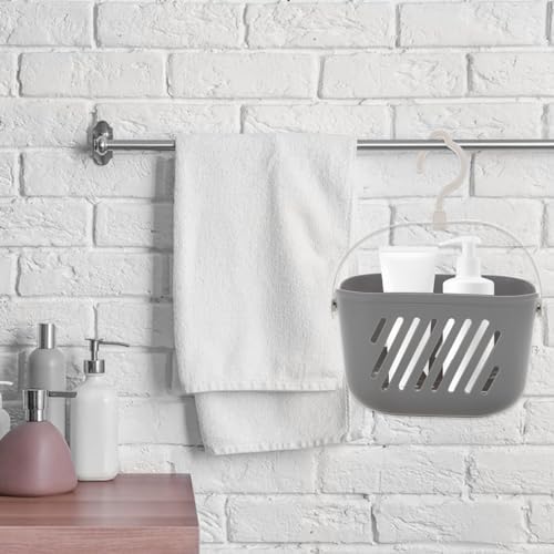 Hanging Shower Basket with Hook Handle for Home and Kitchen