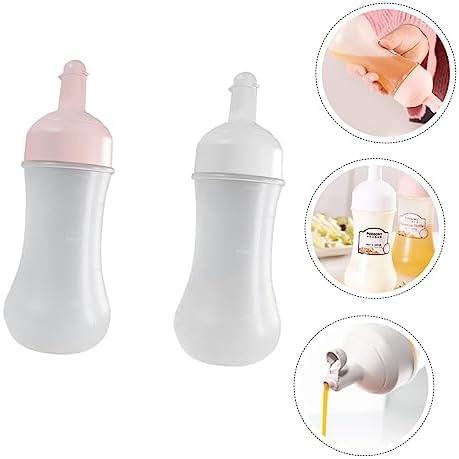 PRETTYZOOM SqueezeCondiment Bottle Set Acid Alkaline Resistant
