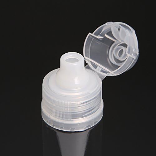 SimpleLif Plastic Squeeze Bottle for Honey Salad Sauce Ketchup Kitchen Condiment Dispenser