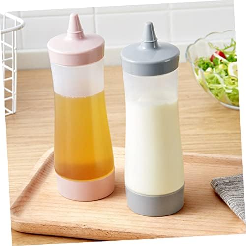 Garneck Reusable Condiment Squeeze Bottle Kitchen Essential for Salad Jam and Ketchup