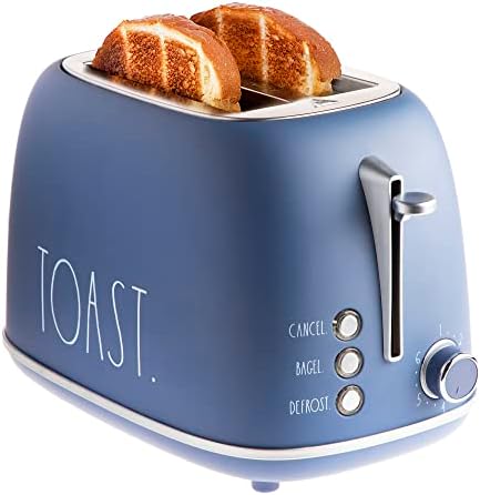 Rae Dunn Retro Round toaster 2 slice Stainless Steel