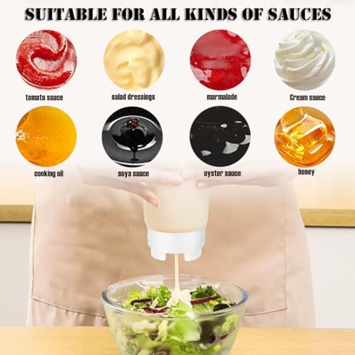 MXOYOXM8 Pcs Condiment Squeeze Bottles Set