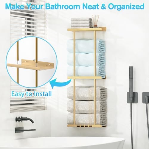 Wall-Mounted Towel Holder