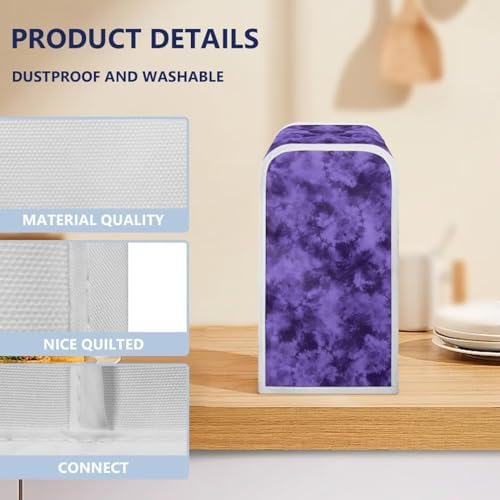 Exclusive Tie-Dye Electric Can Opener Dust Cover for Kitchen Use