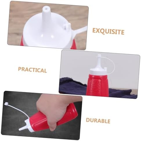 Sleek Plastic Squeeze Bottle Salad BBQ More