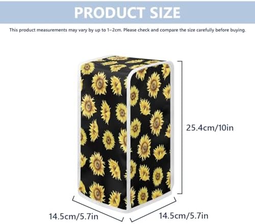 Electric Can Opener Dust Cover with Black Design