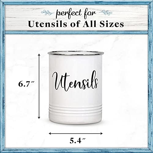 Home Acre Designs Vintage Farmhouse Utensil Holder