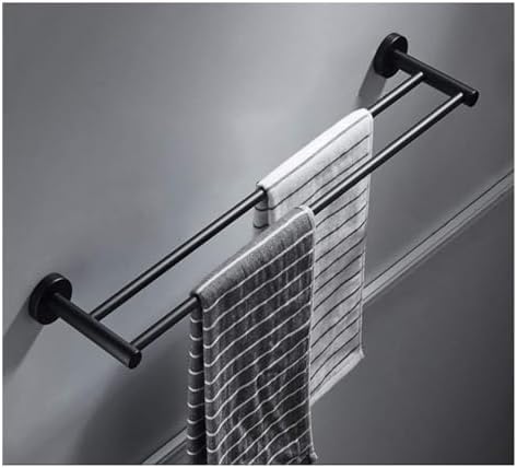 Towel Racks Towel Bar Black Perforated Towel Rack Bathroom Accessory