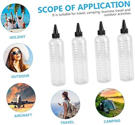 LIFKOME 8 Piece PET Hair Dye Squeeze Bottle Set