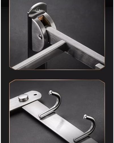 Wall-Mounted Towel Holder 304 Stainless Steel Towel Rack 50cm x Brushed