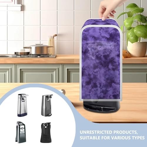 Exclusive Tie-Dye Electric Can Opener Dust Cover for Kitchen Use