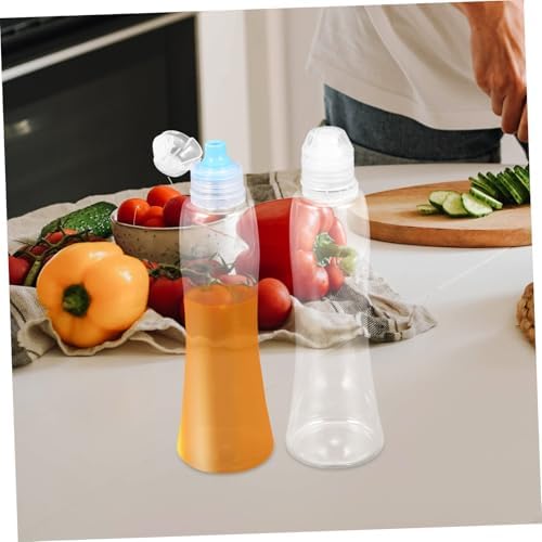 Sleek 4-Pack Condiment Squeeze Containers