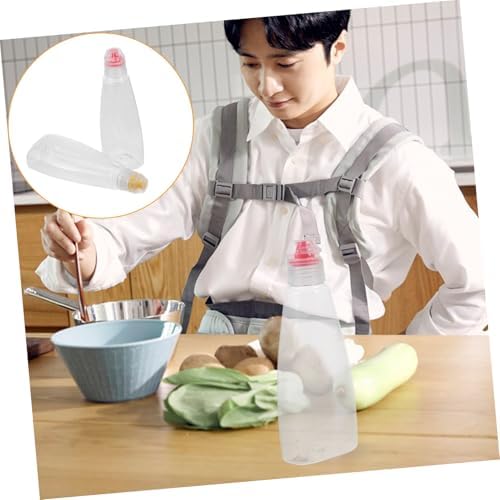 VILLFUL 3sets Squeeze Condiment Bottles for Easy Portion Control