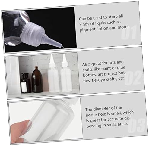 GRIRIW 60ml Multi-Purpose Squeeze Bottles 20 Pack White
