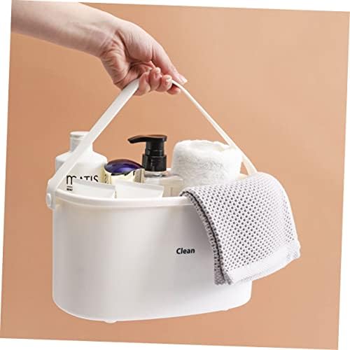 MAGICLULU Compact Portable Shower Basket for Bathroom Kitchen Use
