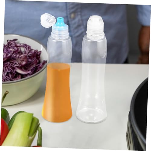 Convenient Travel Squeeze Condiment Bottles with leakproof caps