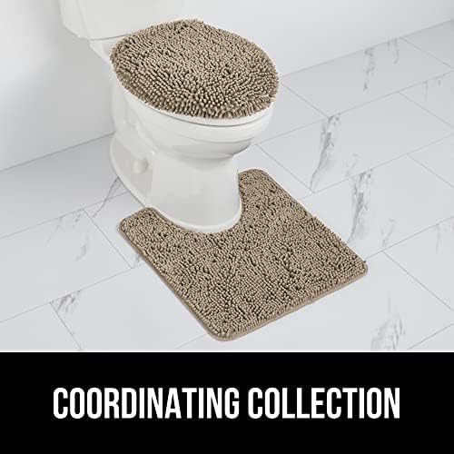 GORILLA GRIP Soft Chenille Toilet Lid Cover