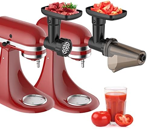 Efficient Fruit Vegetable Strainer Meat Grinder Set for Kitchenaid Mixers