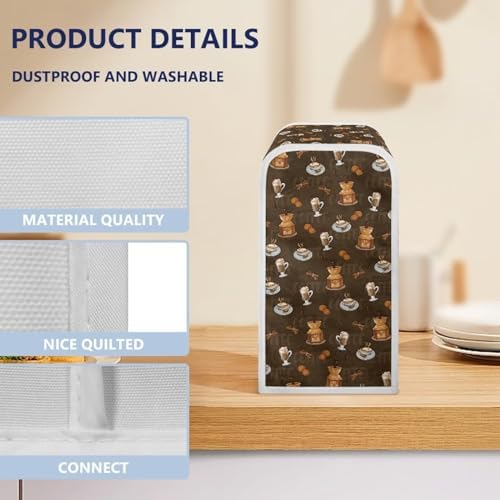 Electric Can Opener Dust Cover with Elastic Fabric 1