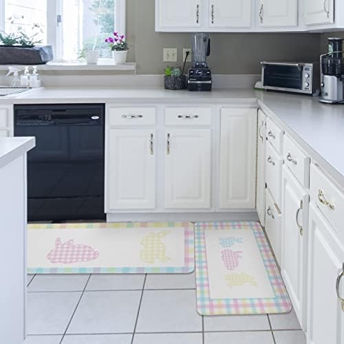 Bamboo Kitchen Rugs Set Blue Pink Yellow More
