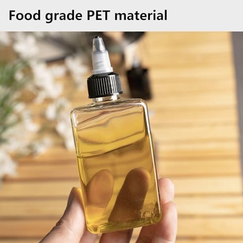 compact oil squeeze bottle set for camping