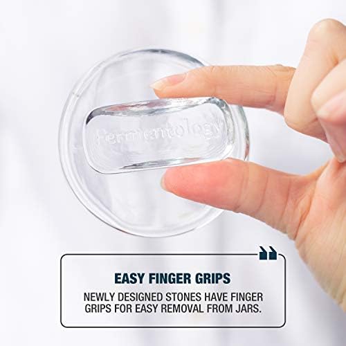 Sauer Stone Glass Weights Keep Your Fermits Good