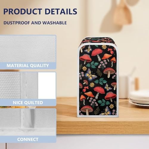 Mushroom Butterfly Dust Cover for Electric Can Openers
