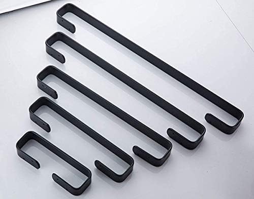 Stylish Aluminum Towel Rack 50cm Black