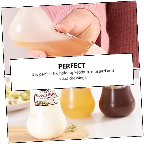 Durable Kitchen Squeeze Bottles - 350ml for Condiments Ketchup and Dressings