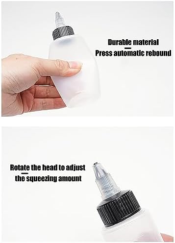 WonLiqAdjustable Squeeze Bottle Set