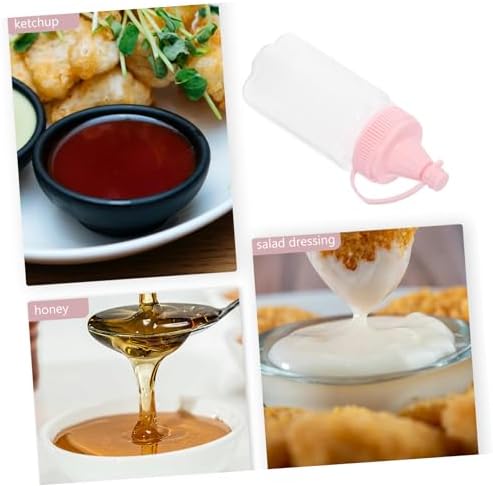 12 Mini Condiment Bottles Set for Easy Storage Use