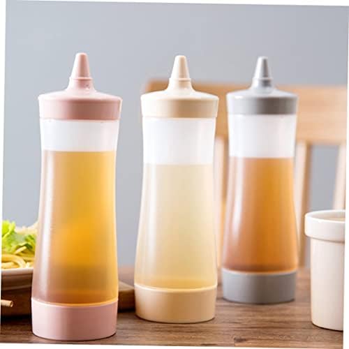 Garneck Reusable Condiment Squeeze Bottle Kitchen Essential for Salad Jam and Ketchup