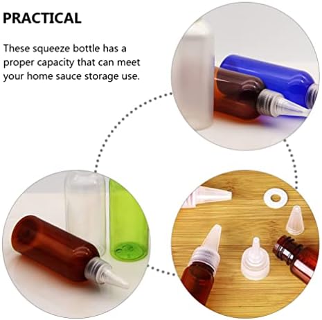Re-usable Squeeze Bottles Condiment Containers