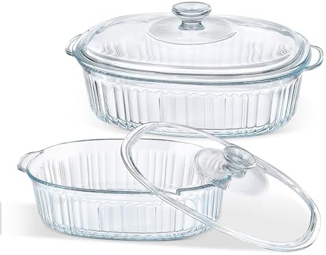 M MCIRCO 4-Piece Glass Casserole Baking Set