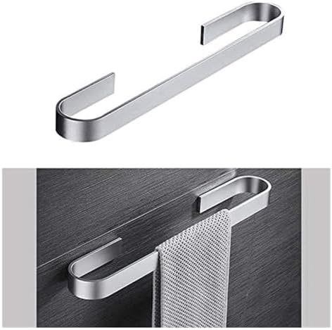 Self-Adhesive Stainless Steel Towel Rack for Home