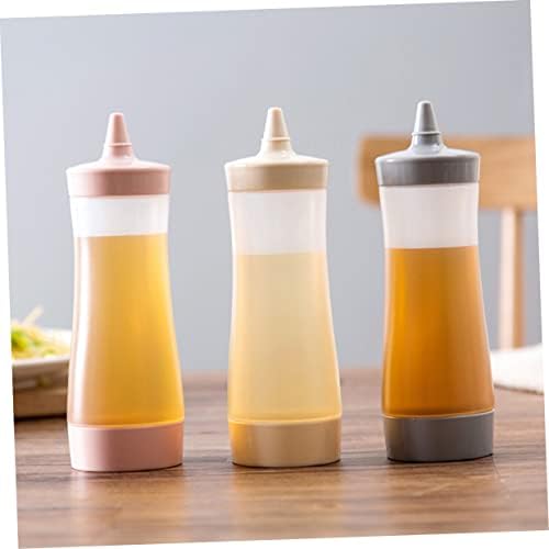 Garneck Reusable Condiment Squeeze Bottle Kitchen Essential for Salad Jam and Ketchup