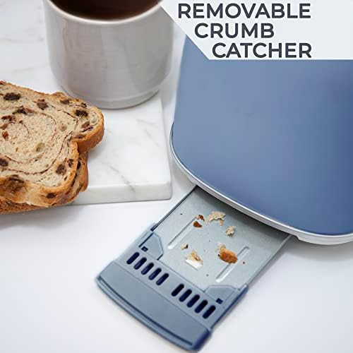 Rae Dunn Retro Round toaster 2 slice Stainless Steel