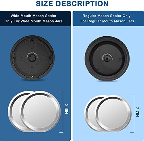 Mason Jar Sealer Electric Best for Canning Fermentation