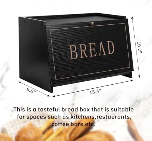 Large Capacity Wooden Bread Holder