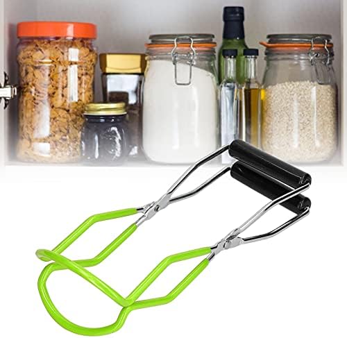 Duokon Canning Jar Lifter Tongs Stainless Steel Jar Lifter with Grip Handle for Glass Jars