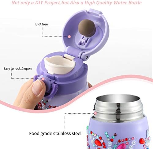 Reveal Your Creativity DIY Water Bottle for Girls - BPA-Free