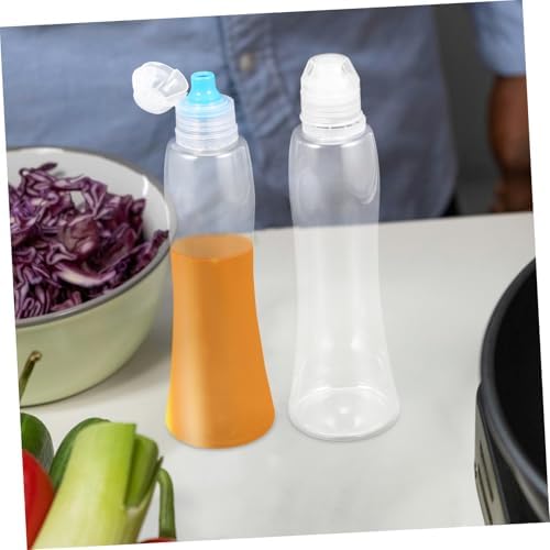 MUCKLILY - Compact Honey Dispenser Set 380g Smooth Squeeze Leakproof Cap