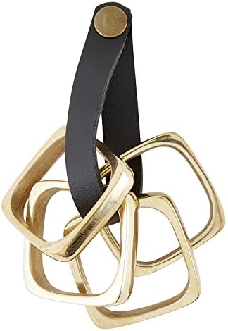 Stylish Brass Napkin Rings Set of 4 Perfect for Any Occasion