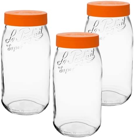 3-Wise French Glass Jar