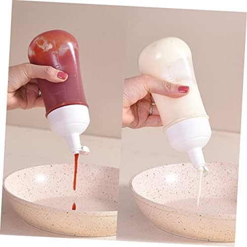 Durable Kitchen Squeeze Bottles - 350ml for Condiments Ketchup and Dressings