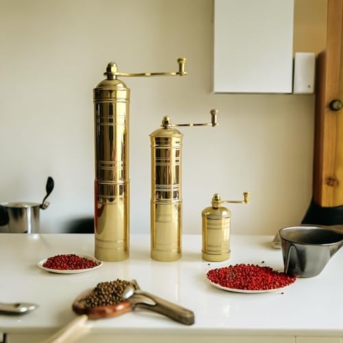 Milih Set of Three Turkish Manual Coffee Grinders