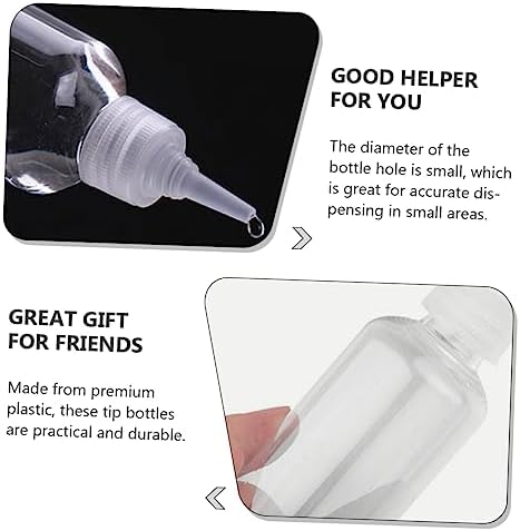 GRIRIW 60ml Multi-Purpose Squeeze Bottles 20 Pack White