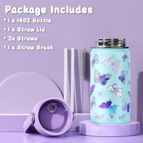 Safe Fun 14oz Insulated Water Bottle for Kids