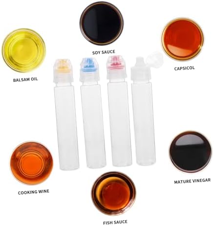 20-Piece Mini Squeeze Condiment Containers for Quick Access and Hygiene